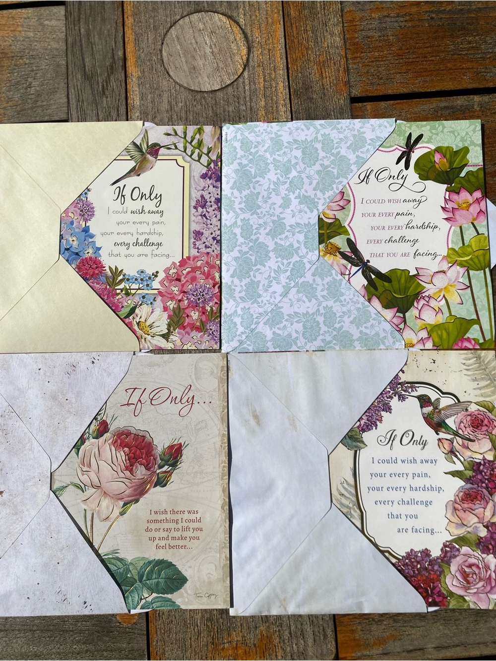 Vintage “if only” get well cards by Samantha chase meyers